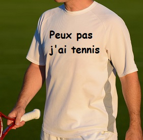 Les t-shirts personnalisés sont les pires achats du tennis